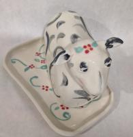 A Sheepish Butter Dish by Sara Barry