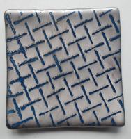 Steely Blue Lattice by Rachael Osborn