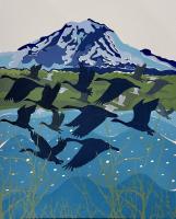Flock of Seabirds by Deborah Taylor