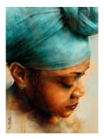 Nakeesa (Headscarf) Print by George C. Jennings, Jr