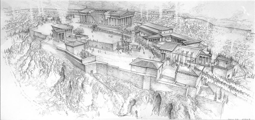 Acropolis, 1999 by Bruce Morser