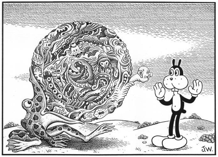 Nobody Knows, 2022 by Jim Woodring
