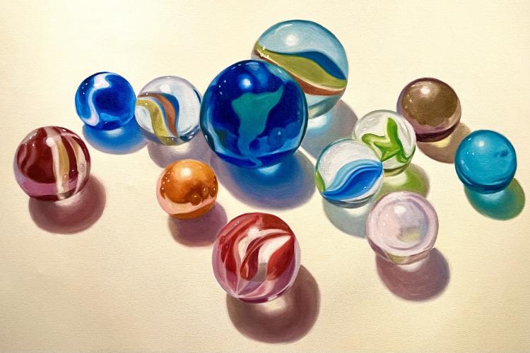 Marbles Twelve by Kristen Reitz-Green