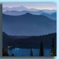 Above Dewey Lakes, Mt. Rainier National Park by Michael Elenko