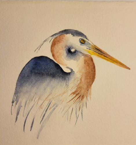 Great Blue by Jeanne Marie Thomas