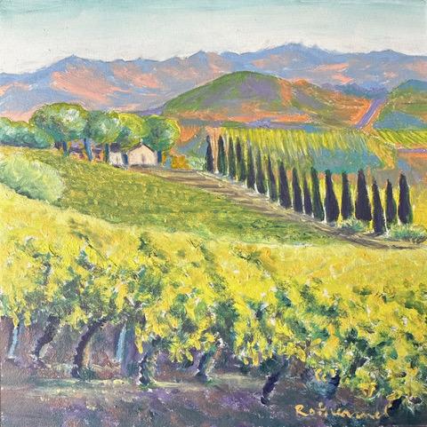Sicilian Countryside by Mary Rothermel