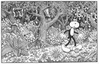 Squeaker in the Woods by Jim Woodring