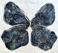 Blue Alder Butterfly lll by Vanessa Lanza