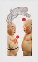 Leaping Monkey 2011  (edition: 2/40) by Akio Takamori
