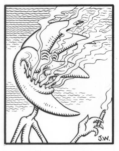 Whim Smoking: Your Heart is Hungry for Him by Jim Woodring