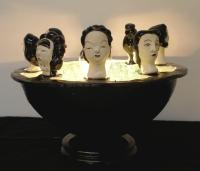 Waiting Ladies Lamp by Saya Moriyasu